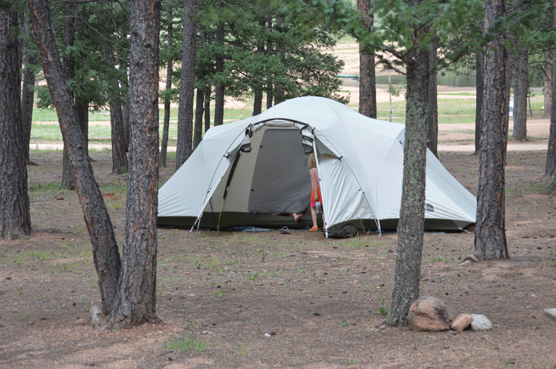 north face 4 man tent